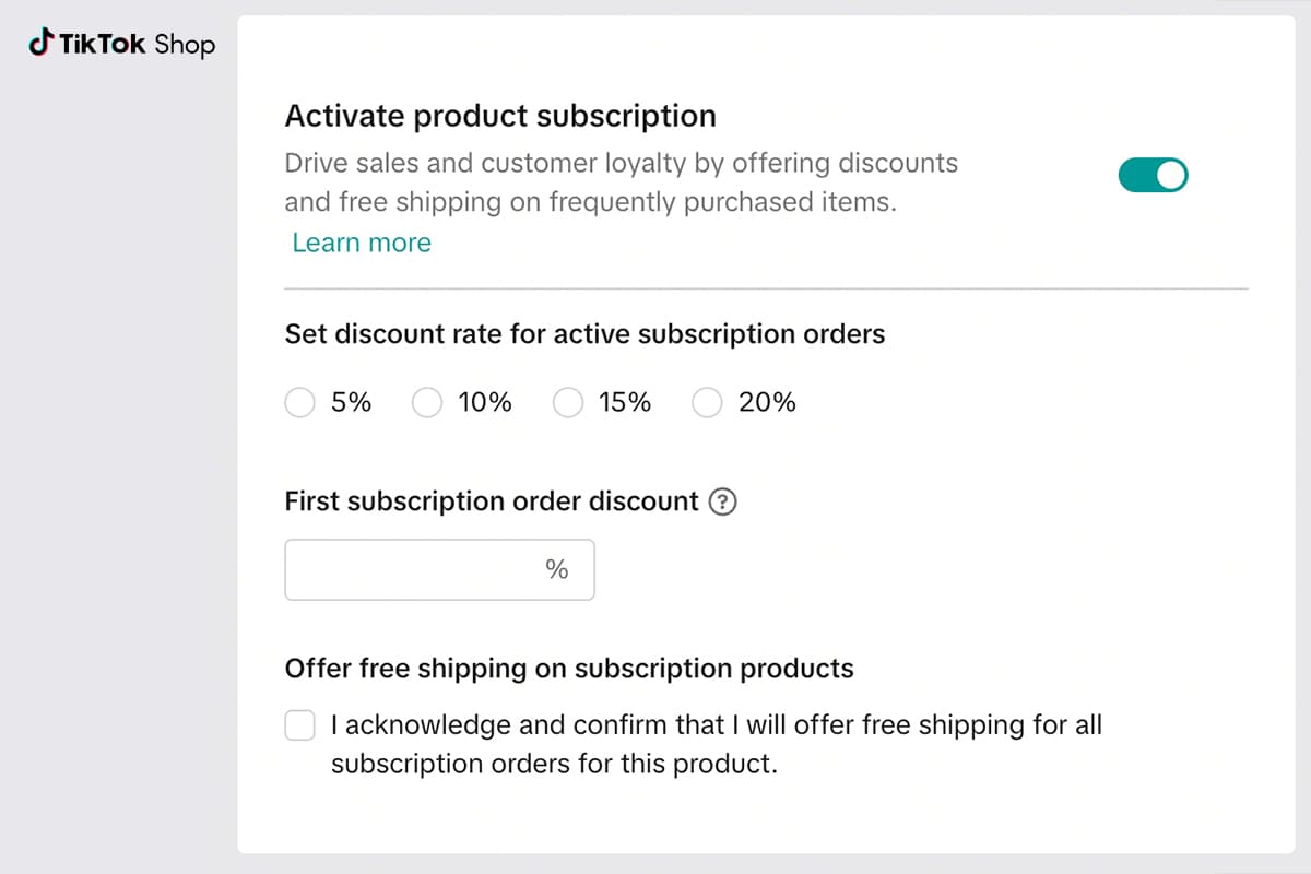 TikTok Subscriptions coming to all UK sellers