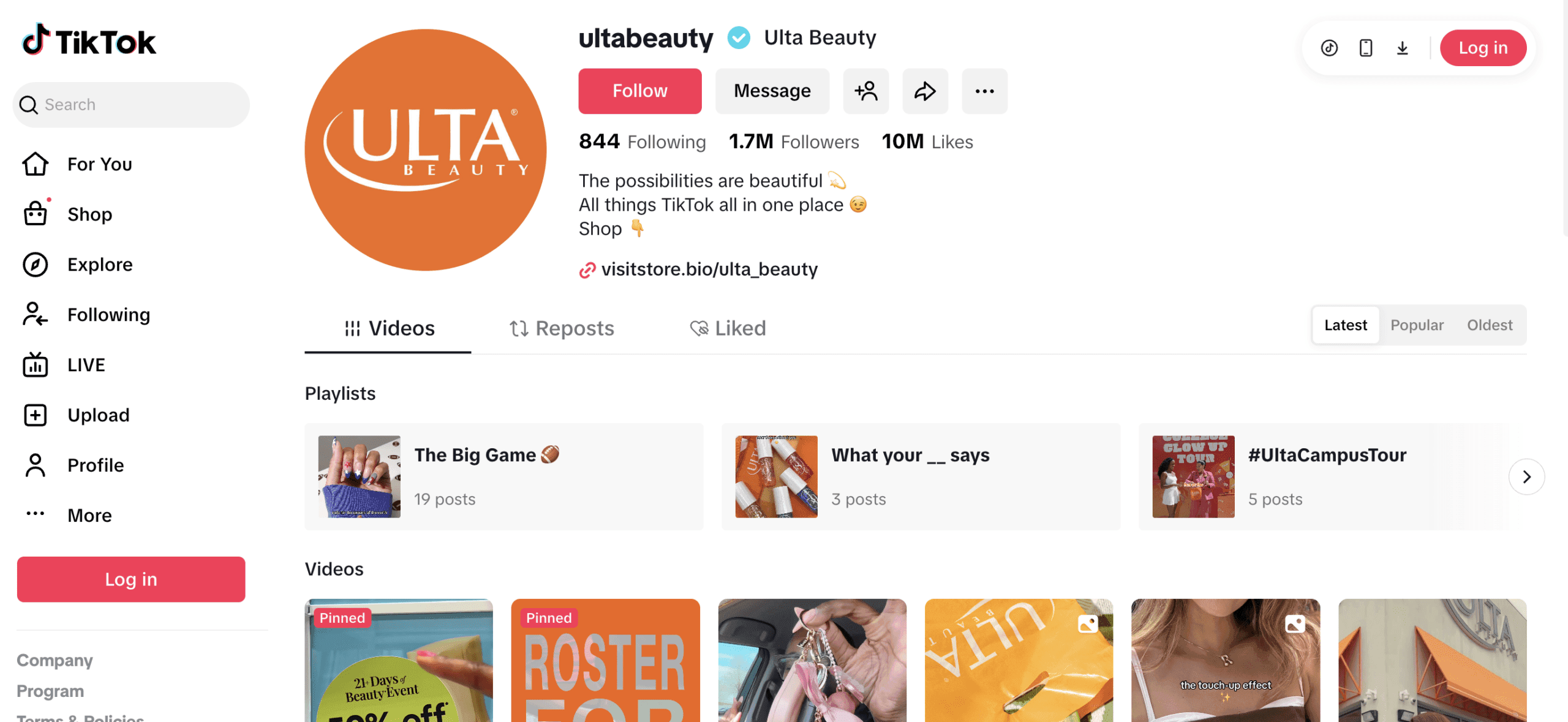 Ulta Beauty adds TikTok Shop to its online sales efforts