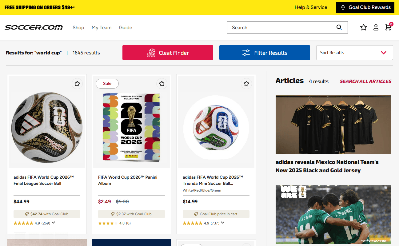 Demand during World Cup boosts sales at Soccer.com