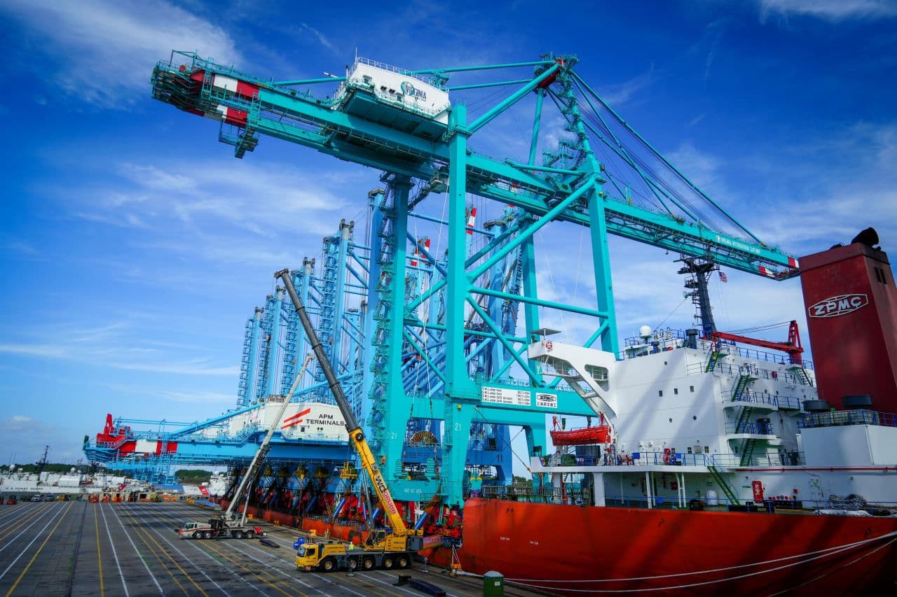WATCH: Port of Virginia CEO talks about tariffs, investment, and why her new cranes are the most unique among U.S. container hubs