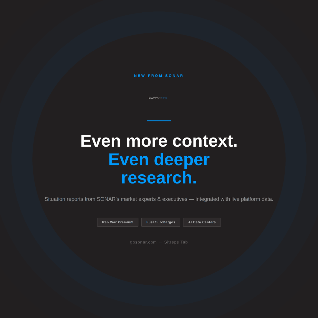 SONAR Launches Sitreps: