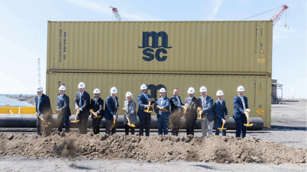 Tradepoint Atlantic, MSC break ground on Baltimore container terminal