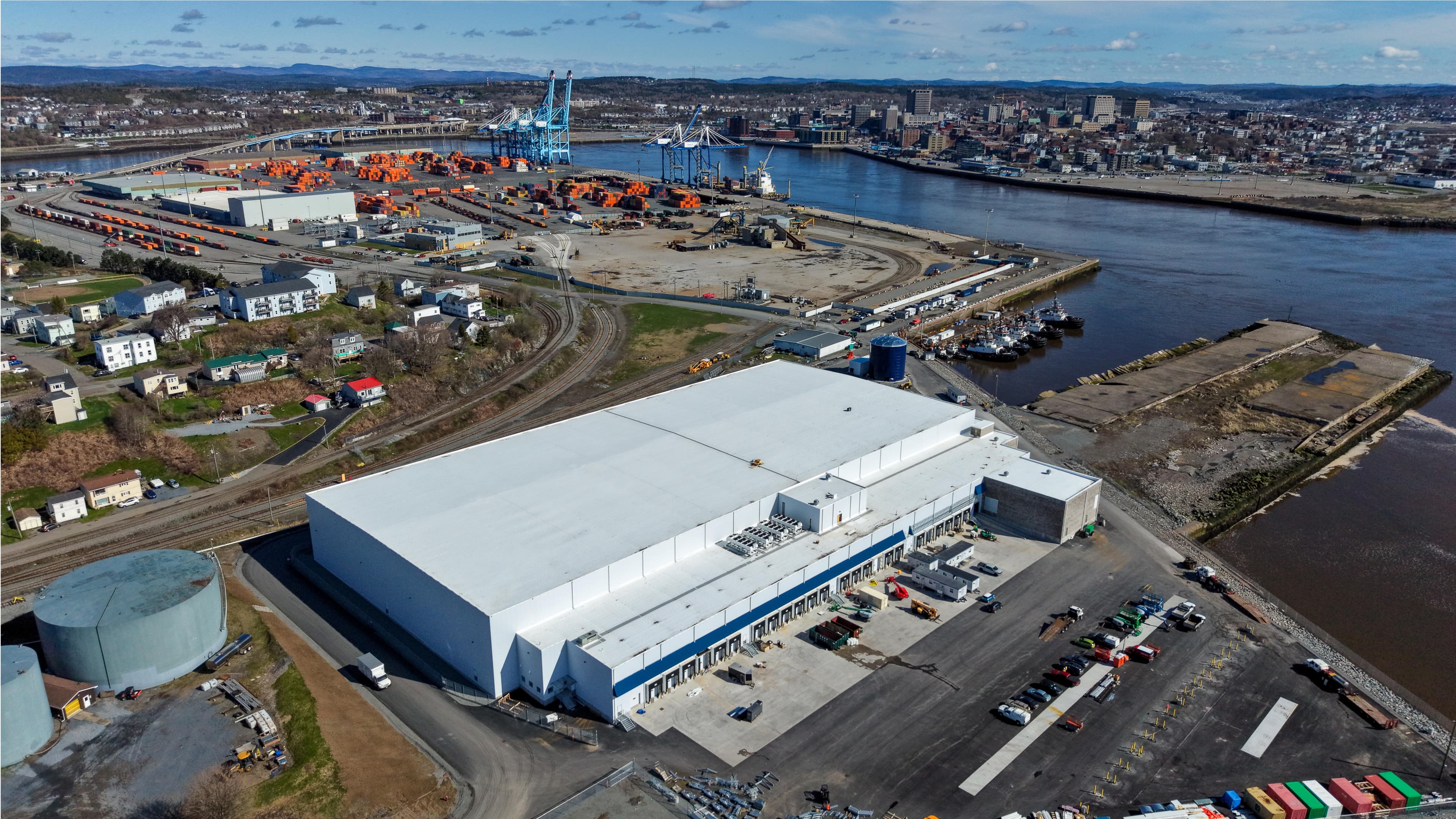 Rail, ocean access backs new Americold cold chain facility at eastern Canada port