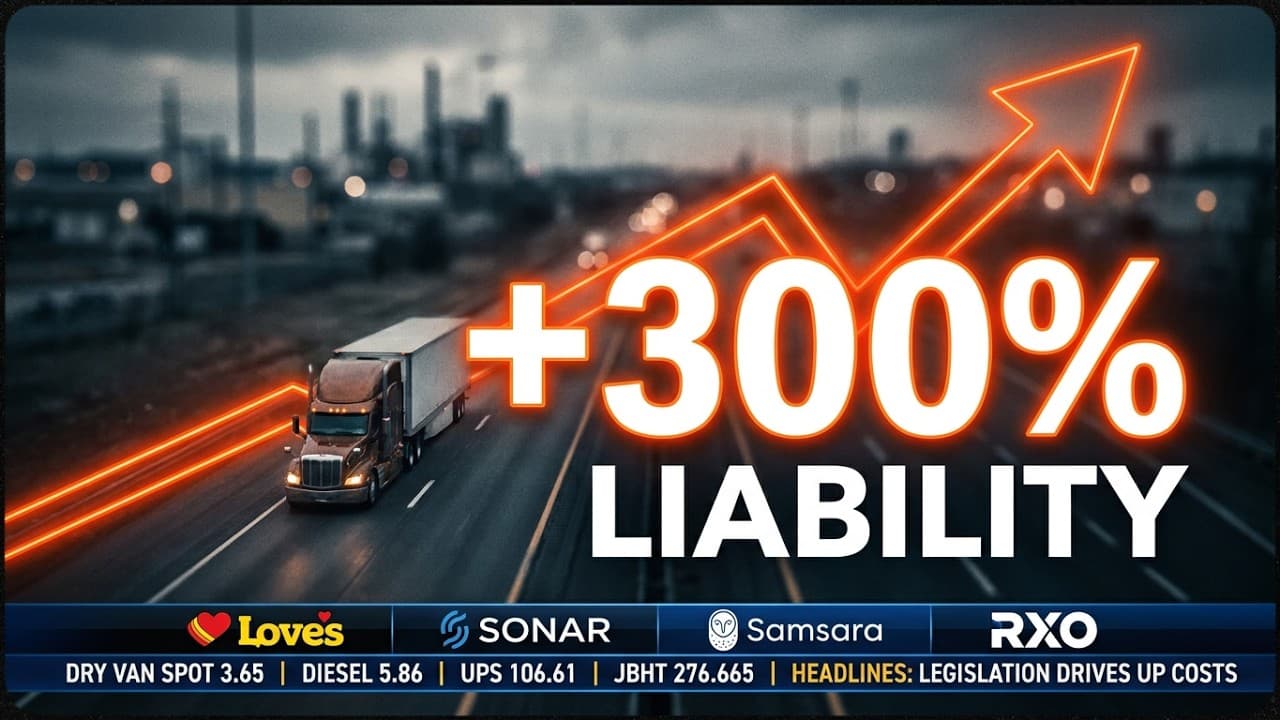 Liability in Trucking: How Bad Legislation Drives Up Costs