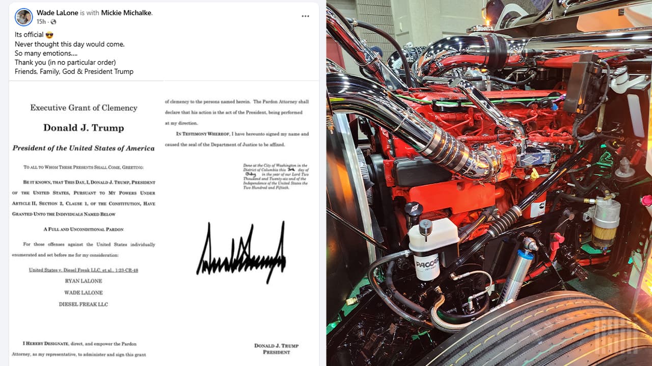 The prosecution and the pardon that ended the diesel wars