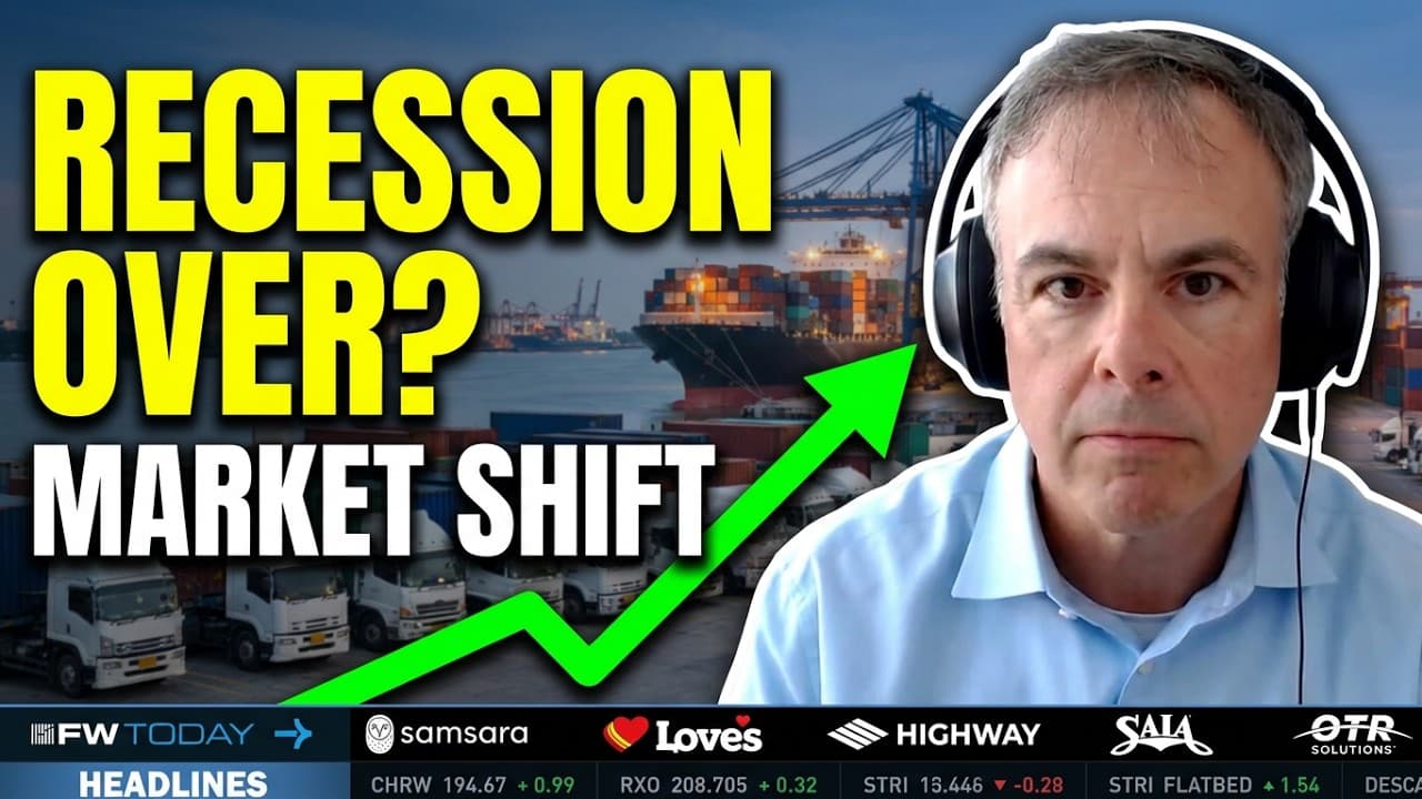 Freight Recession Over? Bloomberg Analyst on Trucking Market & Stocks