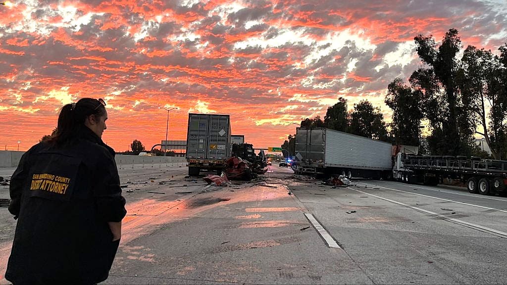 California truck driver gets nearly 5 years in prison for deadly crash