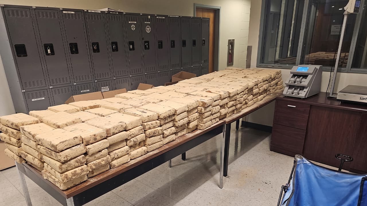 $20M in cocaine found beneath floorboards of commercial truck trailer at California border