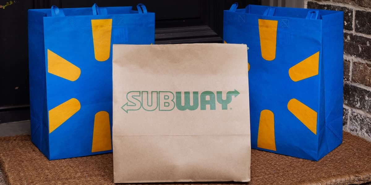 Walmart is getting into restaurant delivery, beginning with Subway