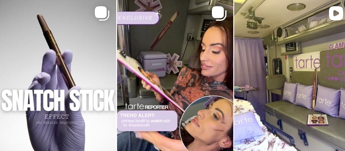 Tarte faces backlash for Snatch Sticks marketing mirroring plastic surgery