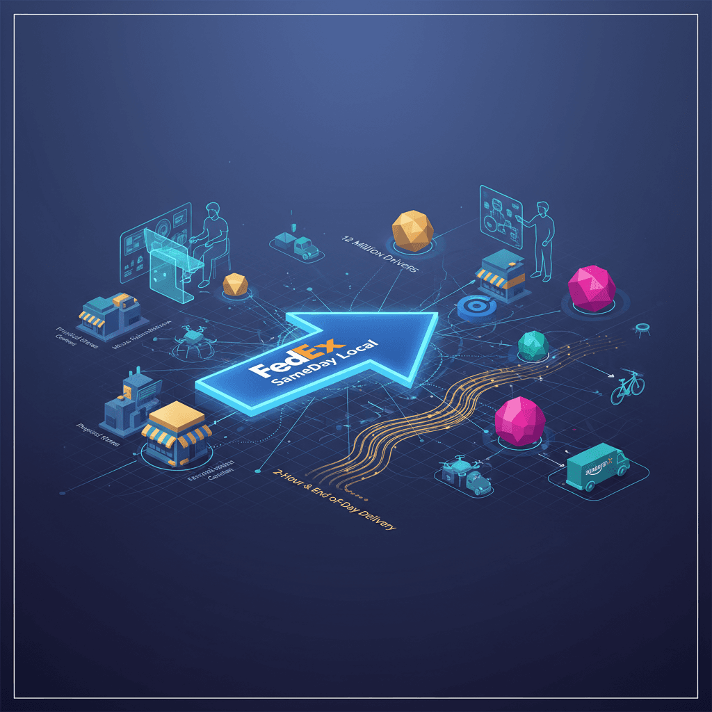 FedEx goes after DoorDash, Amazon, UPS with same-day delivery