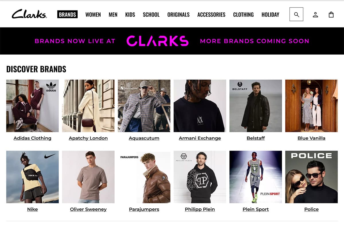 Clarks Marketplace Launches – Powered by Marketplacer