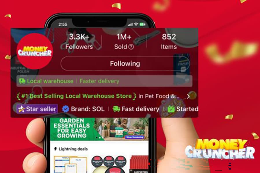Money Cruncher hit 1,000,000 orders on Temu in just 15 months