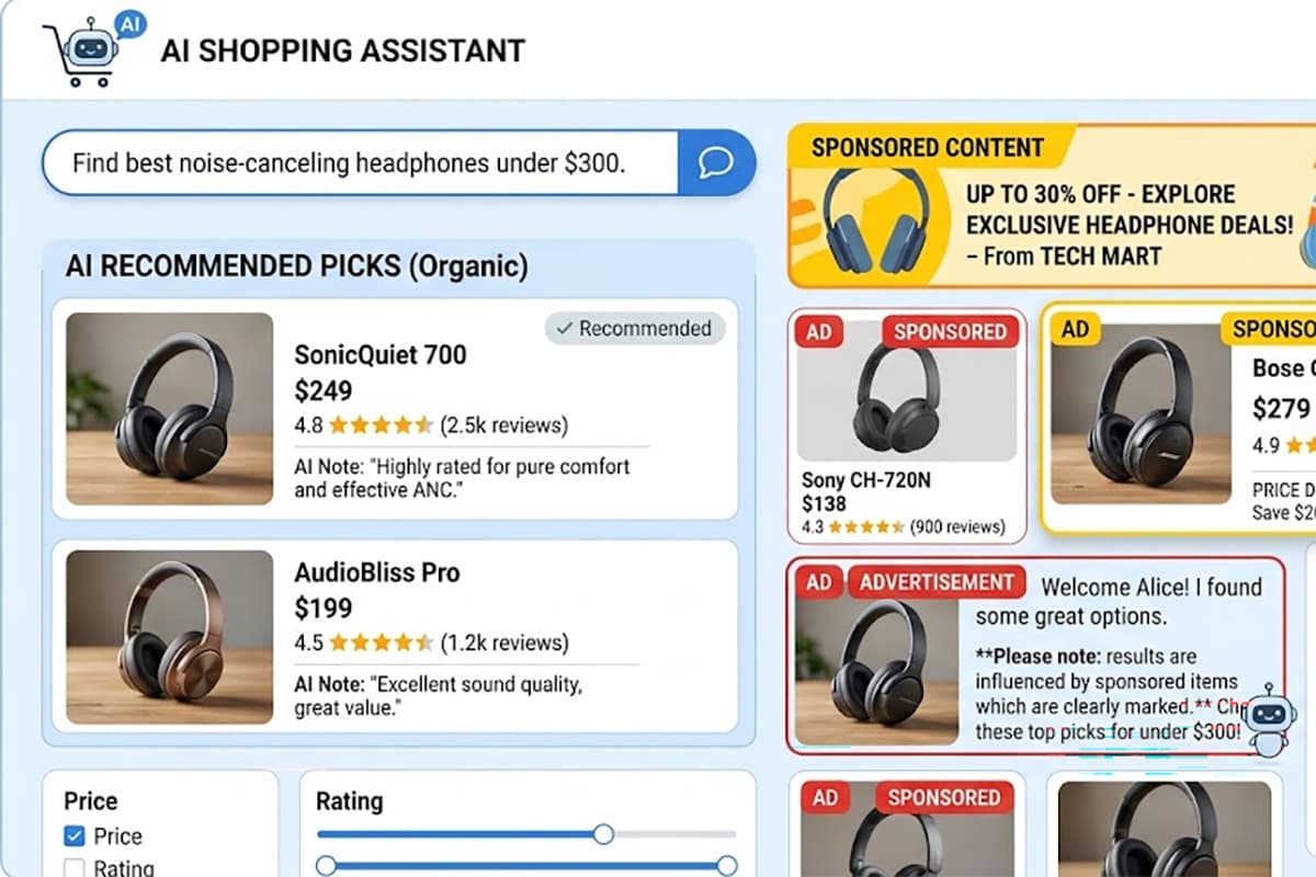 43% of Consumers Accept Ad-Influenced AI Shopping Tools Over Paid Alternatives