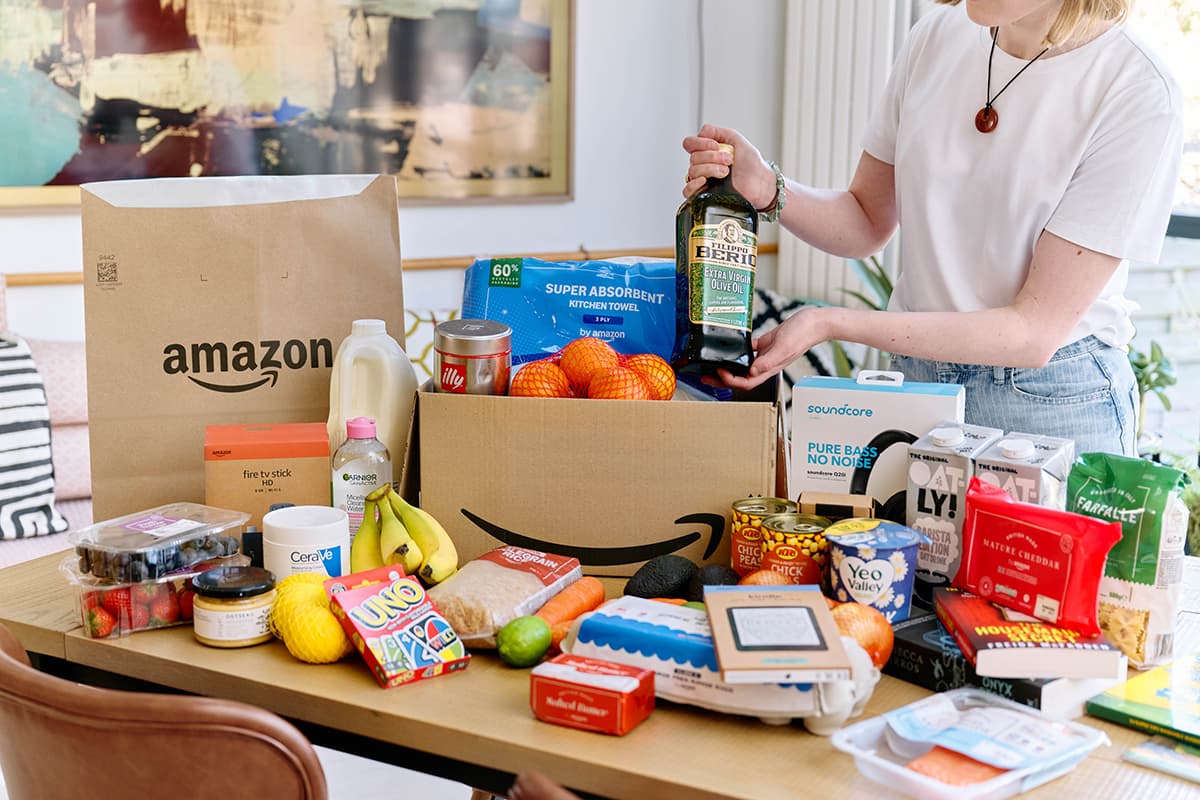 Amazon customers can now add fresh groceries to same-day delivery orders in parts of London