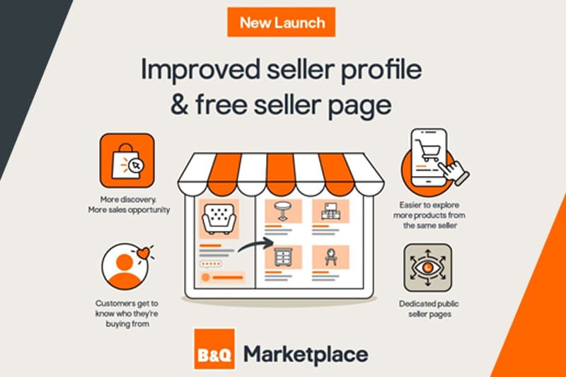 B&Q Marketplace launch enhanced seller profiles and dedicated seller pages