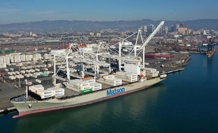China export frontloading fuels Transpacific trade, Matson says