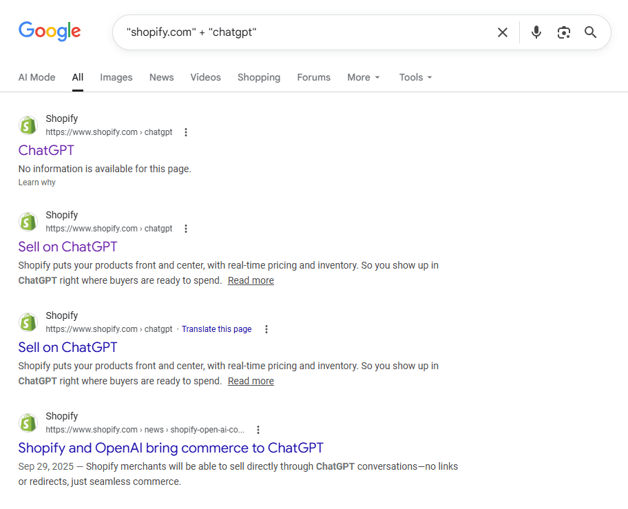Shopify changes its integration approach with ChatGPT