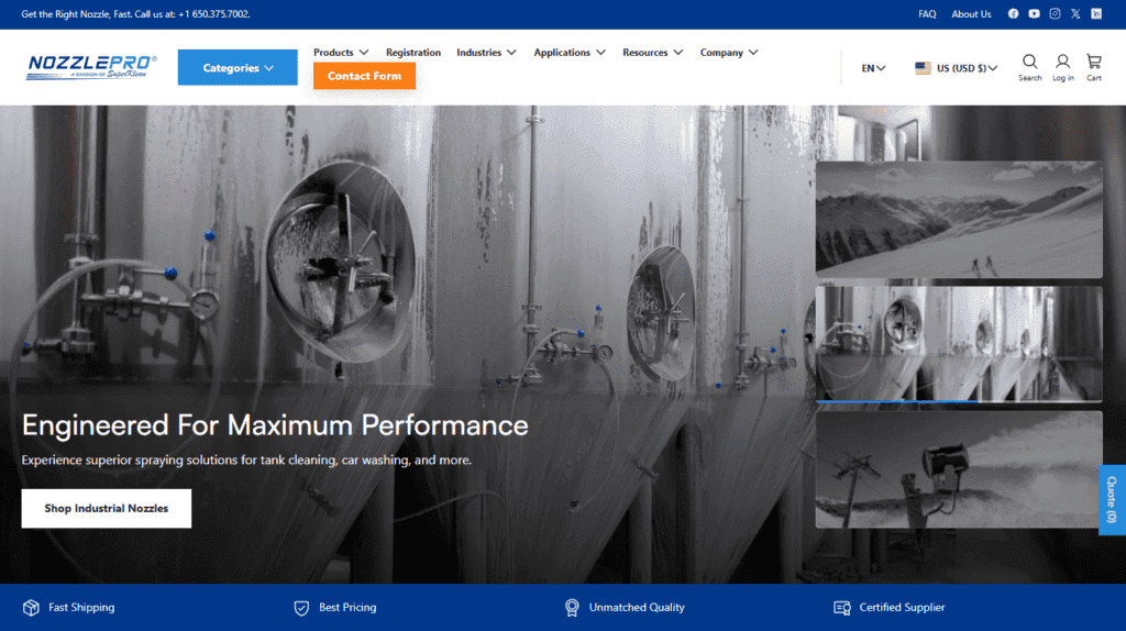 NozzlePro launches ecommerce capability for distributors
