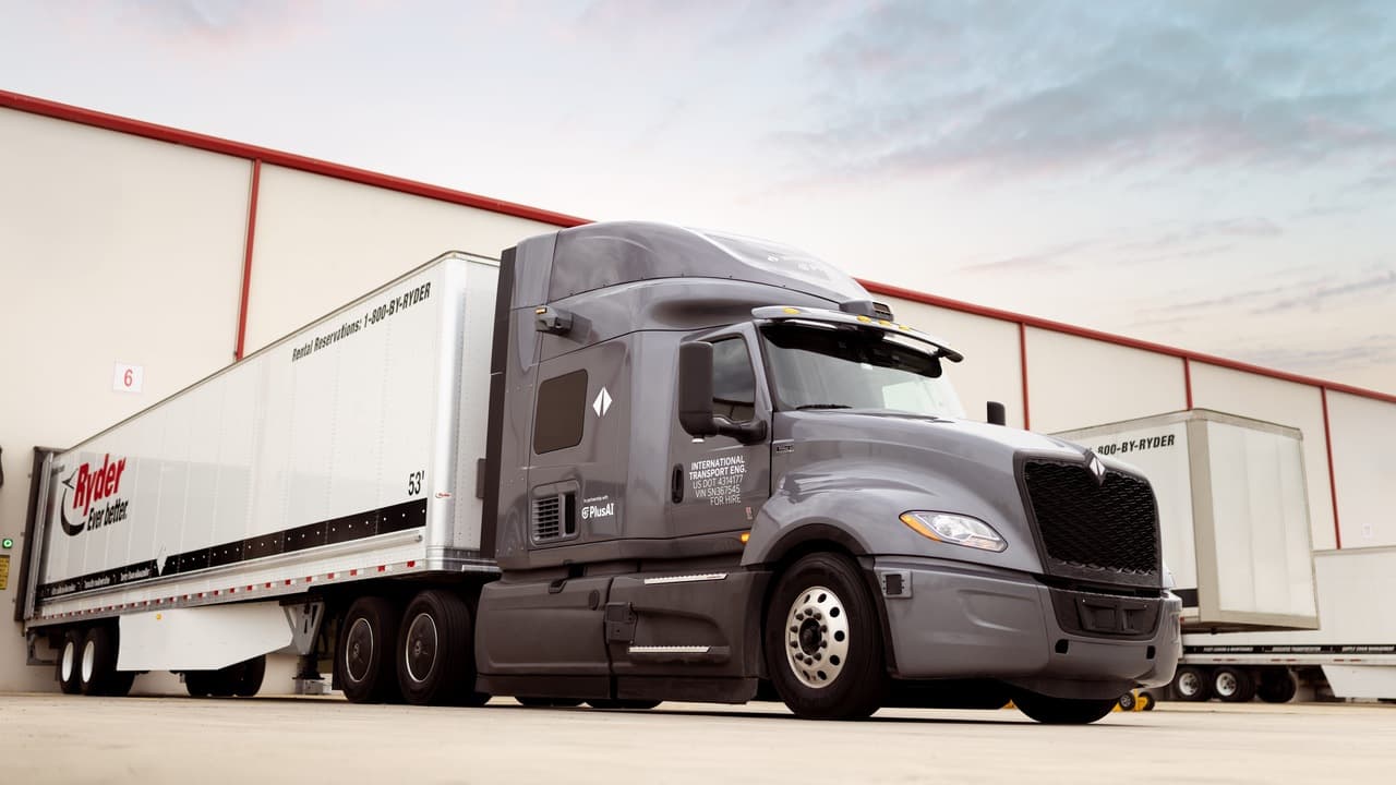 International, PlusAI and Ryder launch autonomous trial on Texas lane