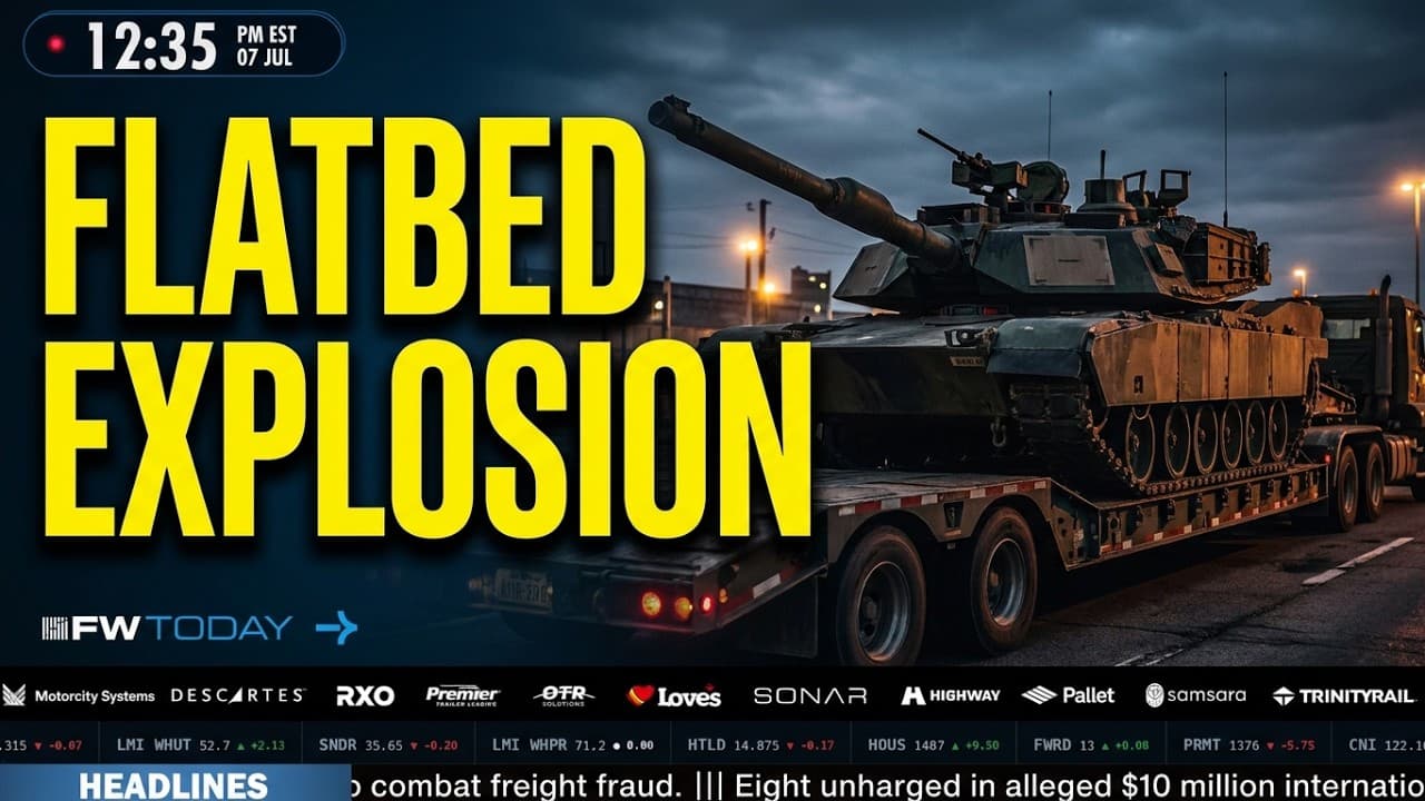 Is Flatbed Freight About to EXPLODE? AI & Military Spending Unleashed