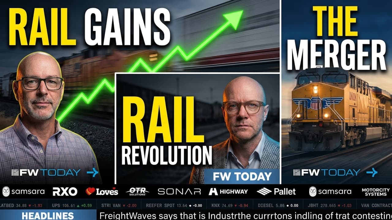 Rail Merger: UP CEO Says it’s BETTER for Consumers | FreightWaves Today