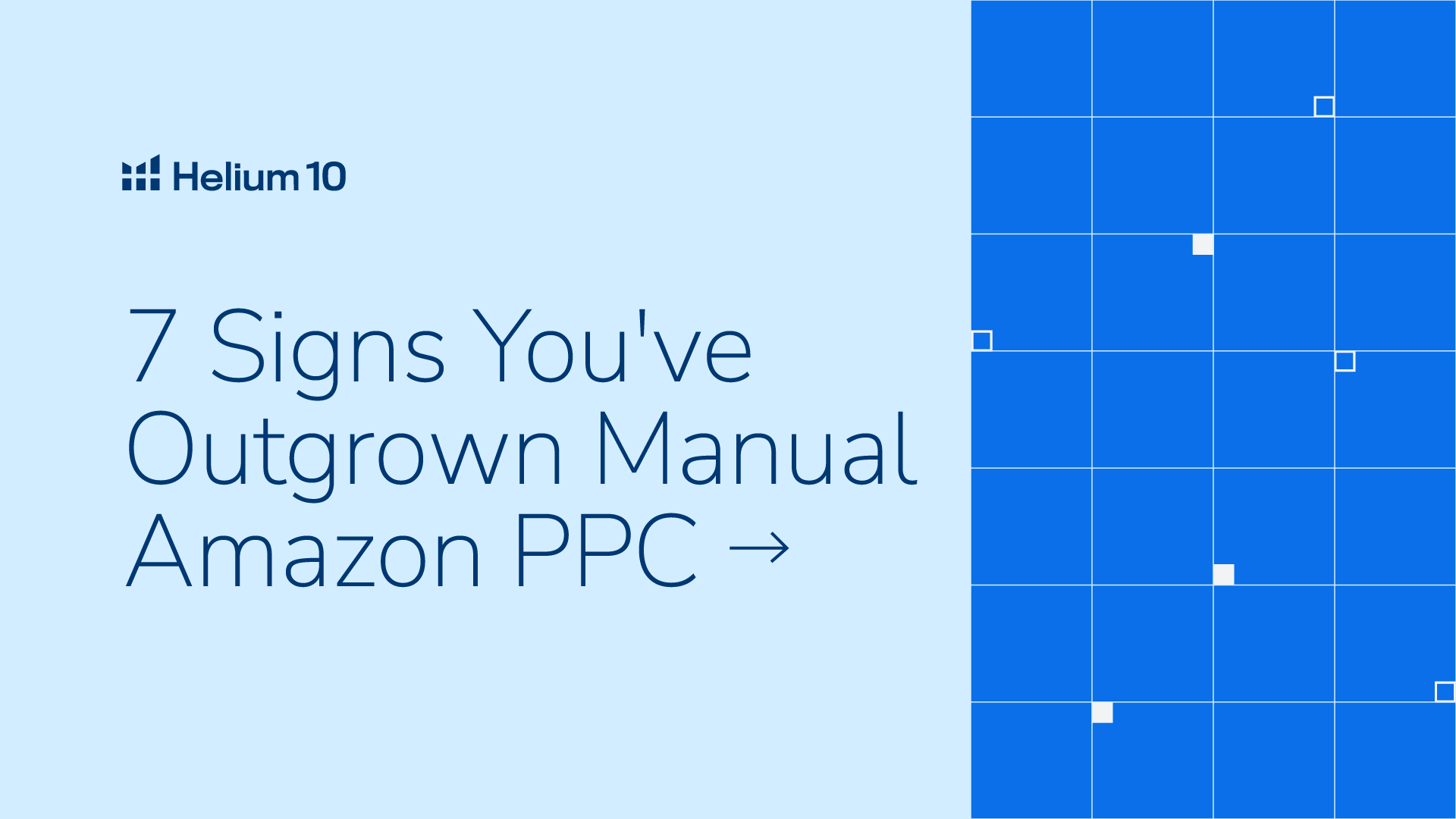 7 Warning Signs You’ve Outgrown Manual Amazon PPC Management